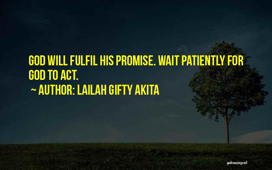 Fulfil Wish Quotes By Lailah Gifty Akita