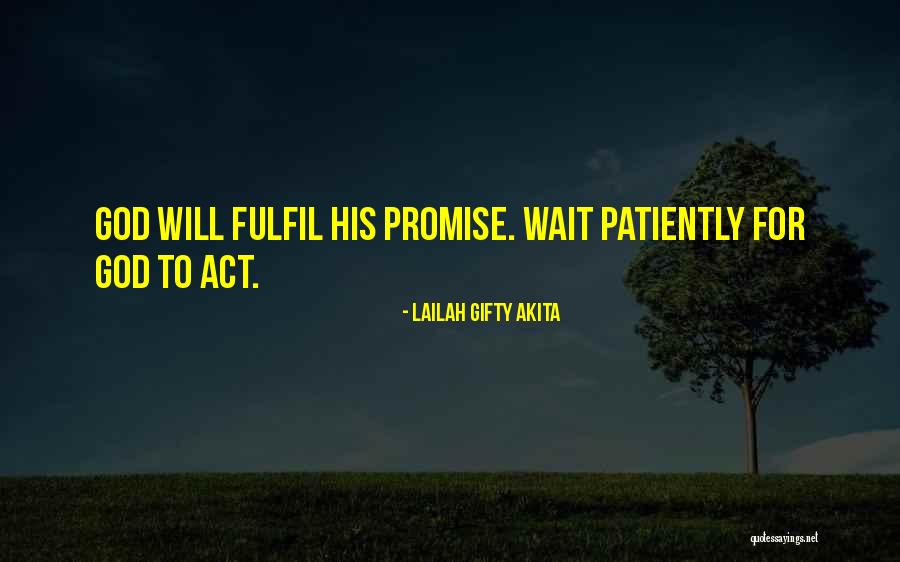 Fulfil Wish Quotes By Lailah Gifty Akita