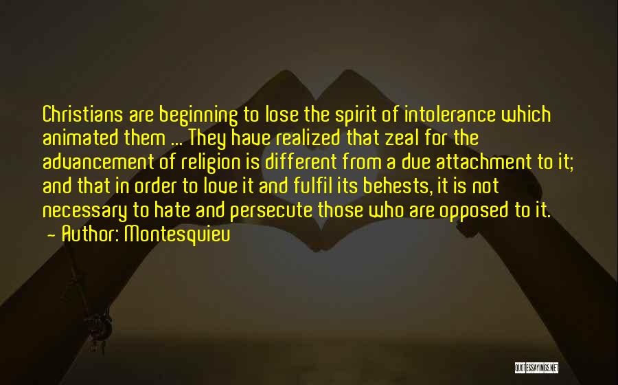 Fulfil Wish Quotes By Montesquieu