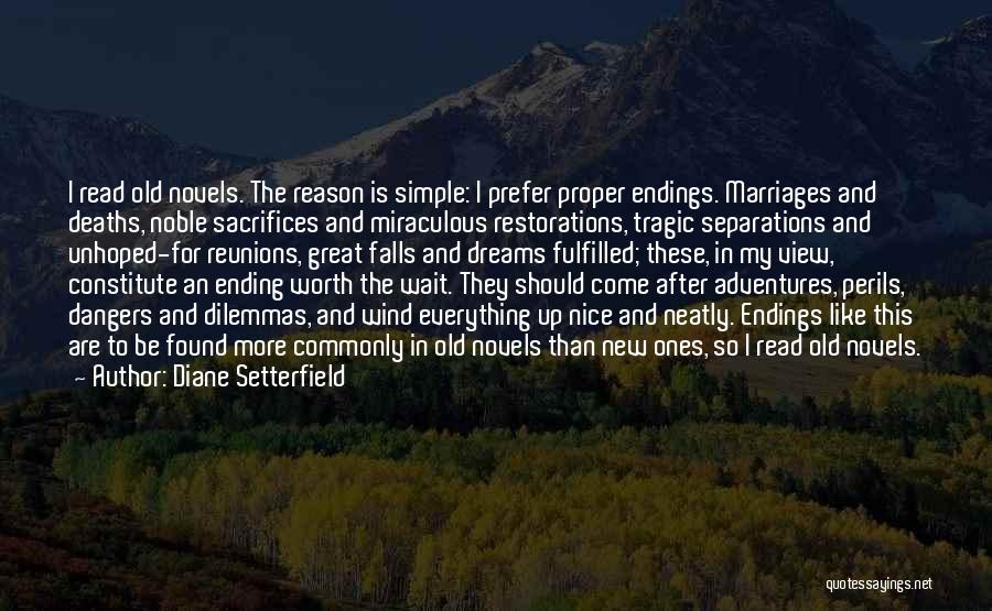 Fulfilled Dreams Quotes By Diane Setterfield