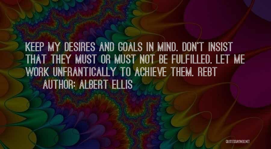 Fulfilled Quotes By Albert Ellis