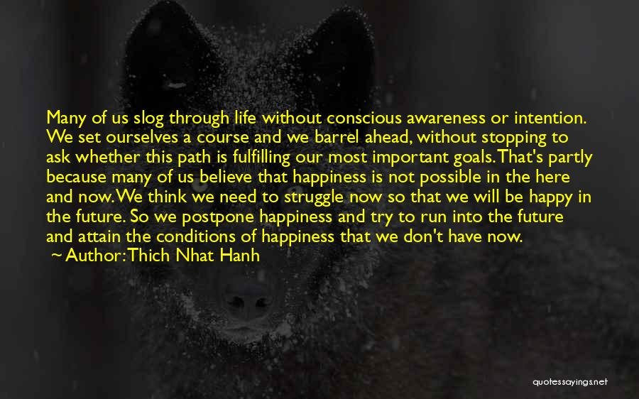 Fulfilling Happiness Quotes By Thich Nhat Hanh