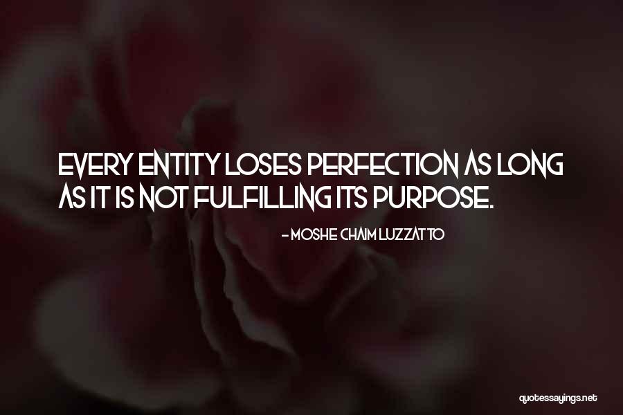 Fulfilling Purpose Quotes By Moshe Chaim Luzzatto Fulfilling Purpose Quotes By Moshe Chaim Luzzatto