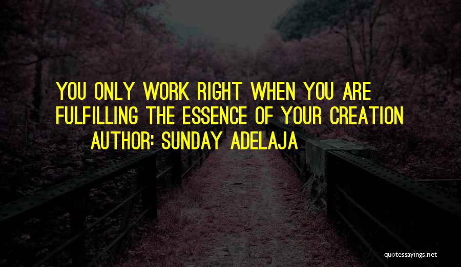 Fulfilling Your Destiny Quotes By Sunday Adelaja