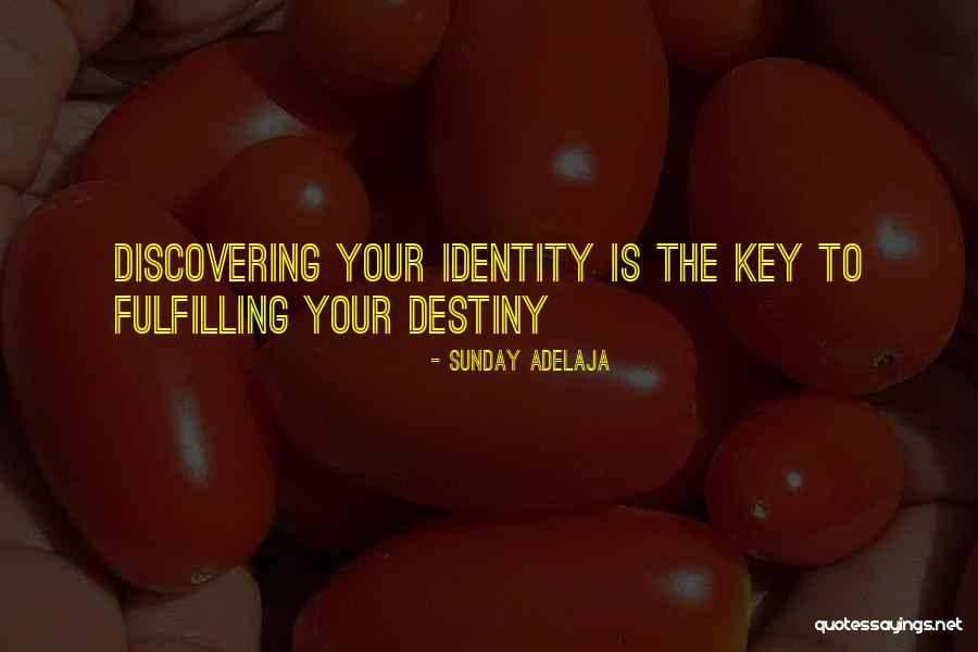 Fulfilling Your Destiny Quotes By Sunday Adelaja