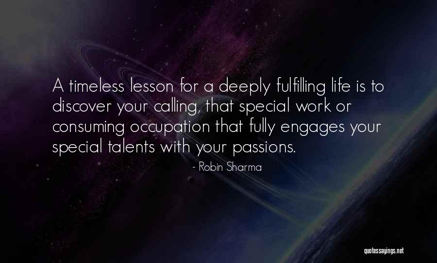 Fulfilling Your Passion Quotes By Robin Sharma