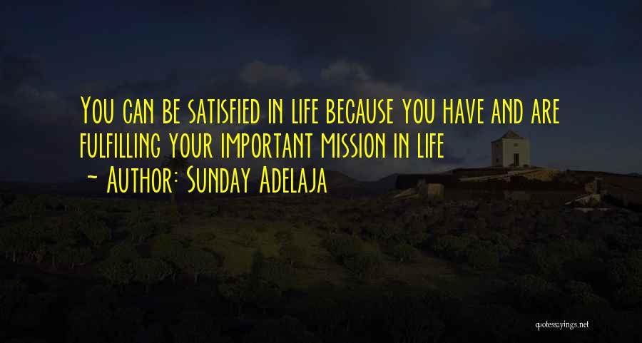 Fulfilling Your Purpose Quotes By Sunday Adelaja