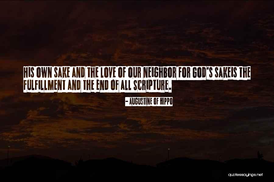Fulfillment And Love Quotes By Augustine Of Hippo Fulfillment And Love Quotes By Augustine Of Hippo