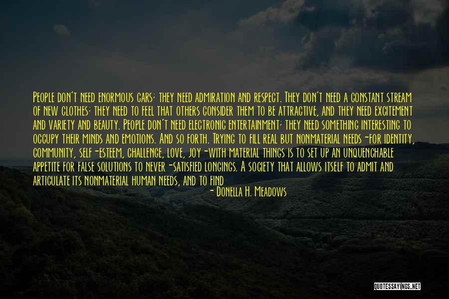 Fulfillment And Love Quotes By Donella H. Meadows Fulfillment And Love Quotes By Donella H. Meadows