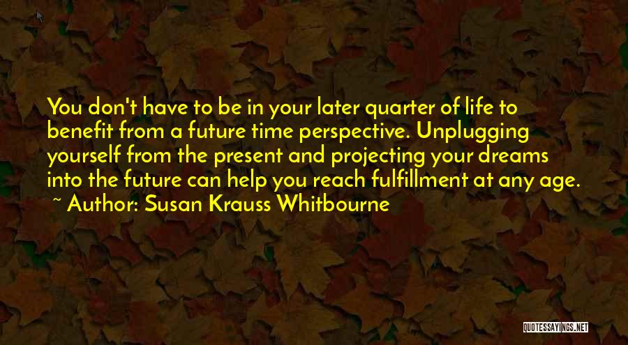 Fulfillment Of Your Dreams Quotes By Susan Krauss Whitbourne