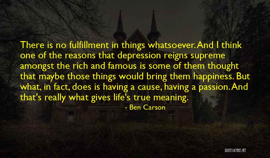 Fulfillment Quotes By Ben Carson Fulfillment Quotes By Ben Carson