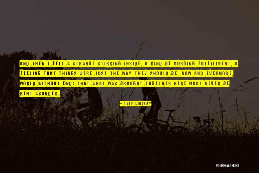 Fulfillment Quotes By Jeff Lindsay Fulfillment Quotes By Jeff Lindsay