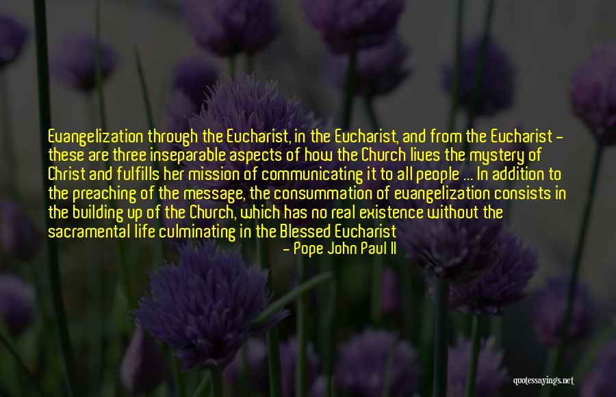 Fulfills Me Quotes By Pope John Paul II Fulfills Me Quotes By Pope John Paul II