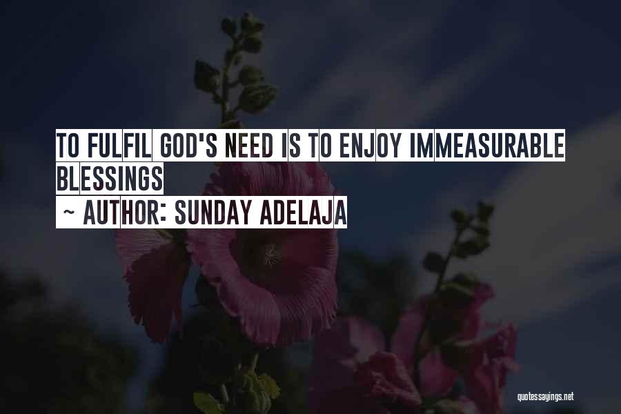 Fulfilment Quotes By Sunday Adelaja