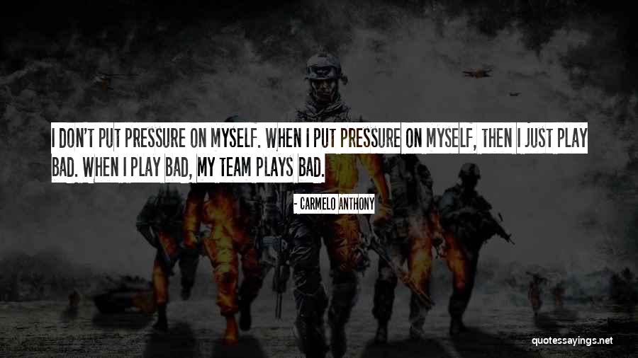 Fulfullment Quotes By Carmelo Anthony Fulfullment Quotes By Carmelo Anthony