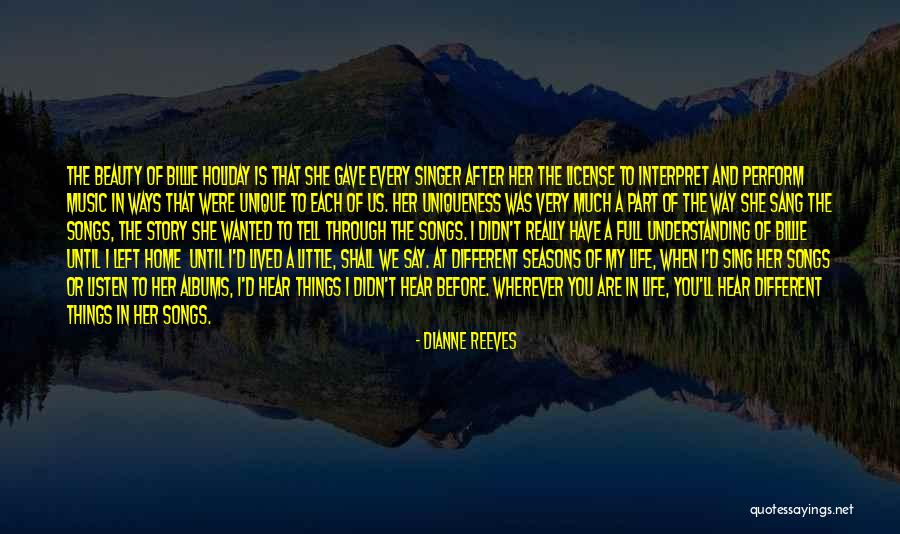 Full Beauty Quotes By Dianne Reeves Full Beauty Quotes By Dianne Reeves