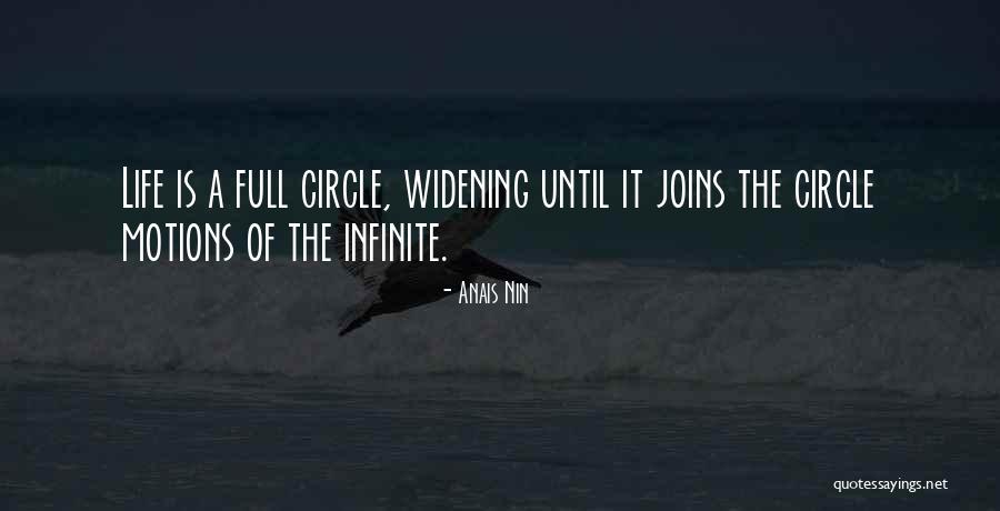 Full Circle Of Life Quotes By Anais Nin