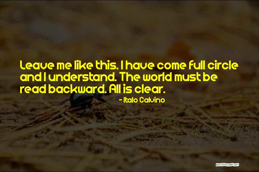 Full Circle Quotes By Italo Calvino