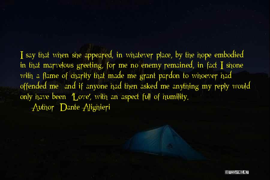 Full In Love Quotes By Dante Alighieri