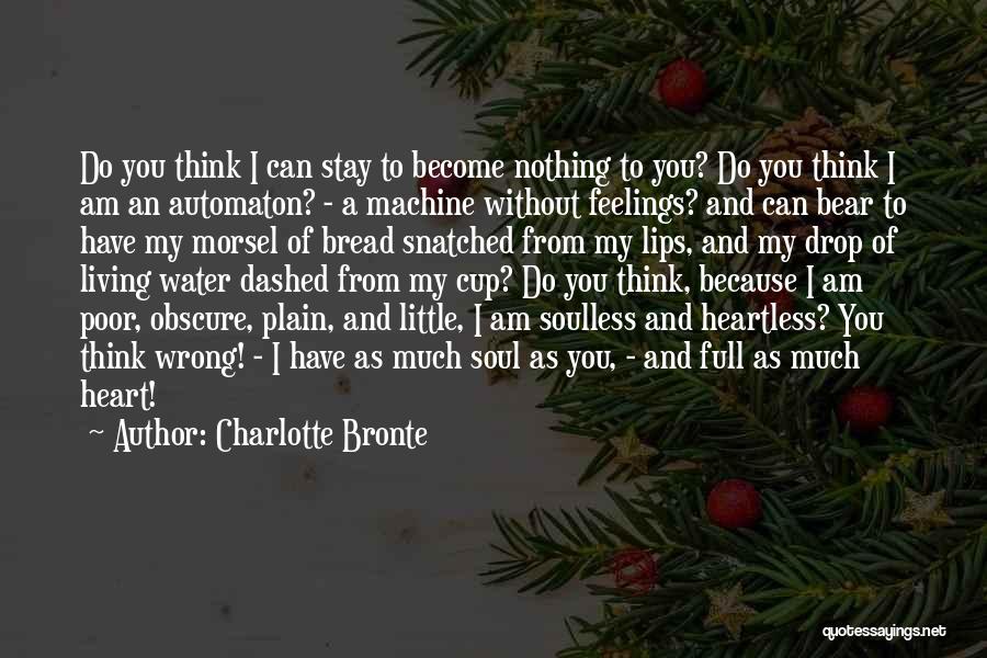 Full Lips Quotes By Charlotte Bronte