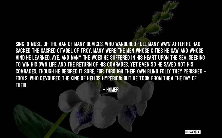 Full Mind Quotes By Homer Full Mind Quotes By Homer