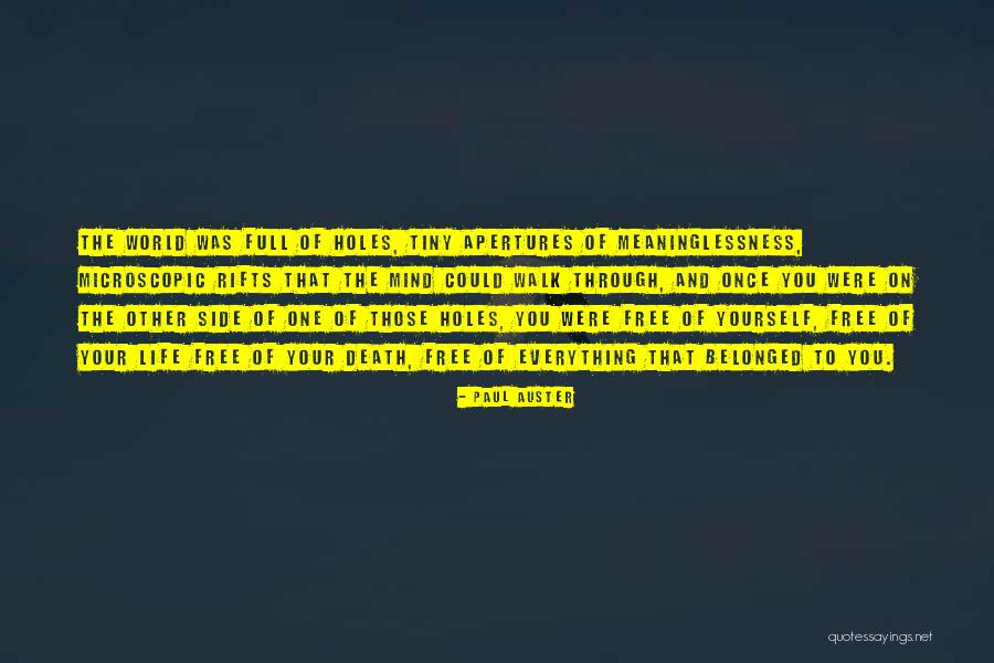 Full Mind Quotes By Paul Auster Full Mind Quotes By Paul Auster