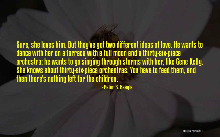 Full Moon And Love Quotes By Peter S. Beagle