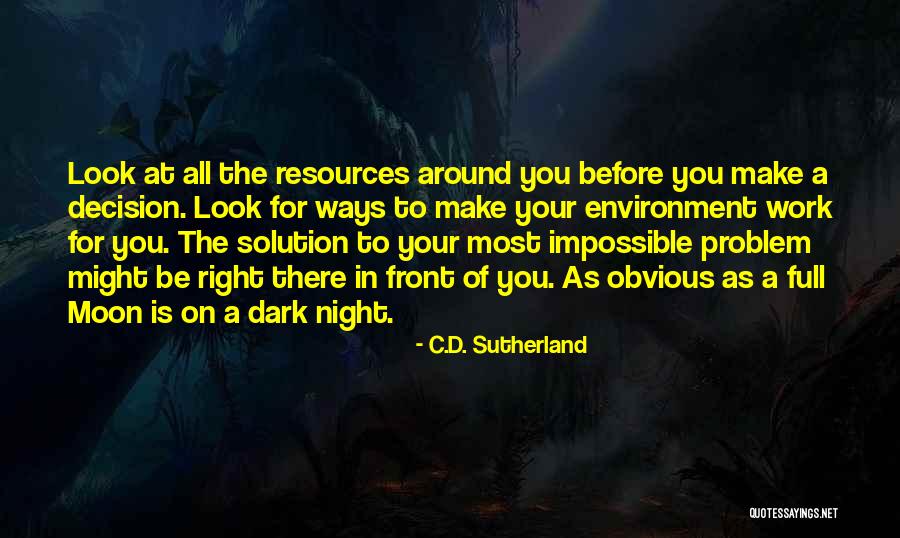 Full Moon Dark Quotes By C.D. Sutherland