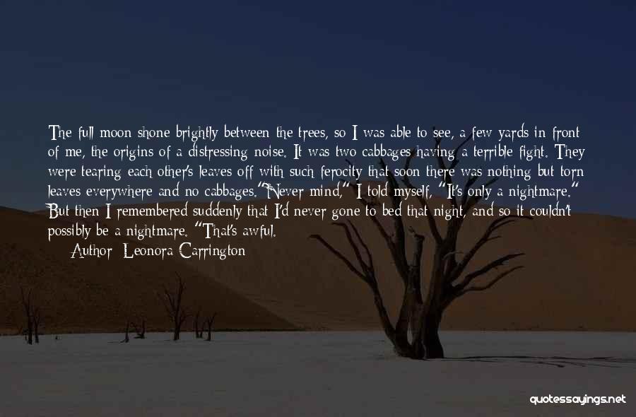 Full Moon Night Quotes By Leonora Carrington