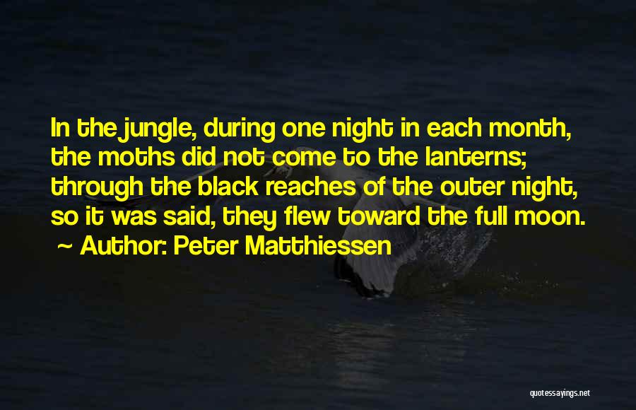 Full Moon Night Quotes By Peter Matthiessen