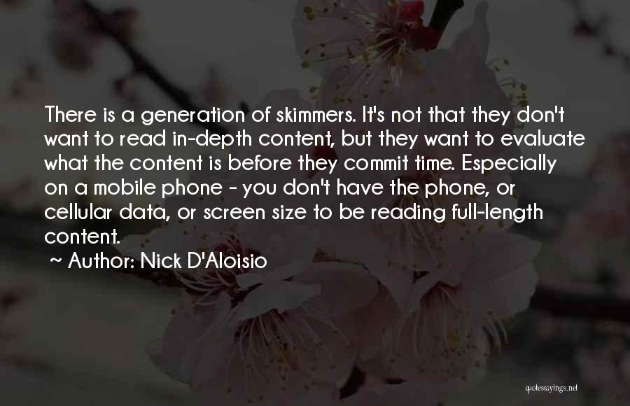 Full Screen Quotes By Nick D'Aloisio