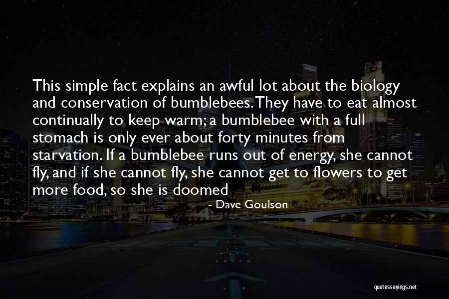 Full Stomach Quotes By Dave Goulson Full Stomach Quotes By Dave Goulson