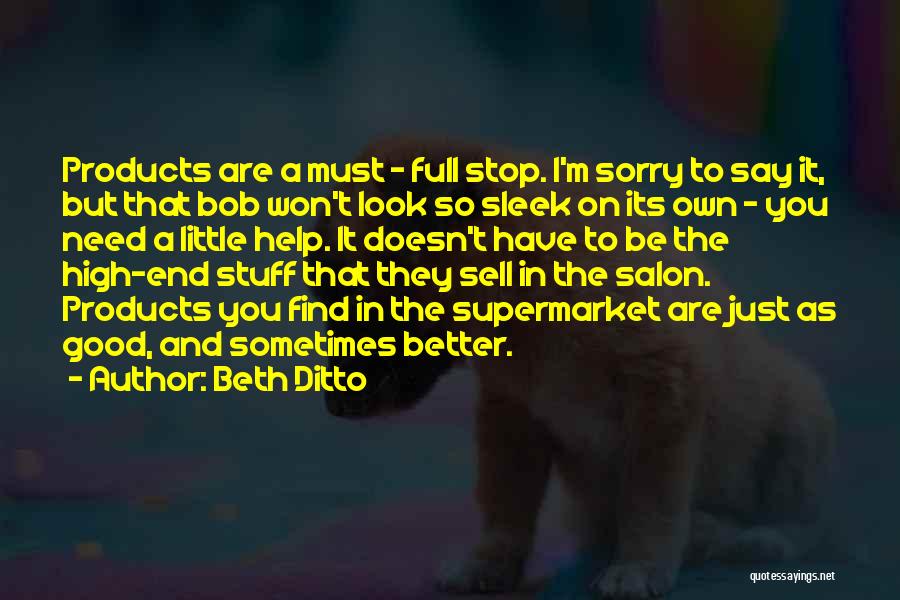 Full Stop And Quotes By Beth Ditto