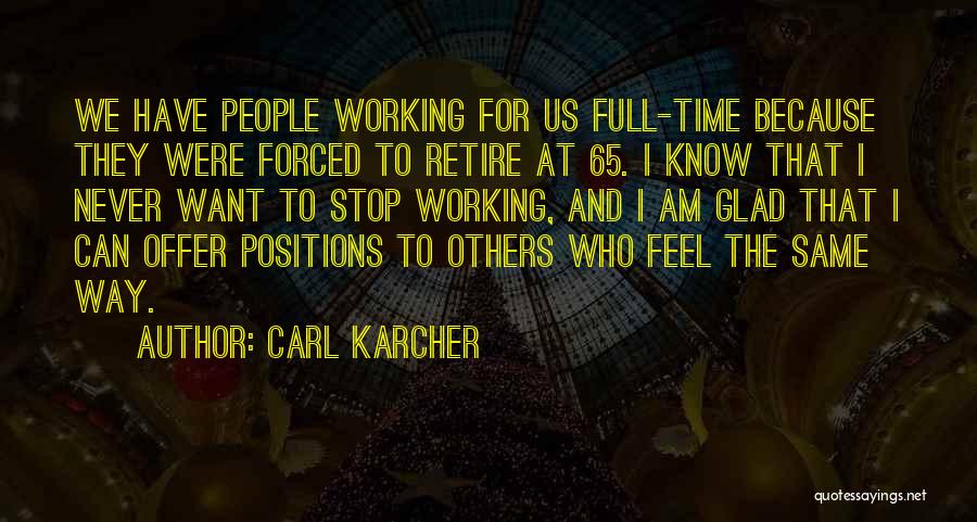 Full Stop And Quotes By Carl Karcher