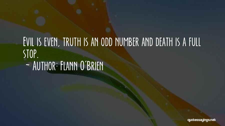 Full Stop And Quotes By Flann O'Brien