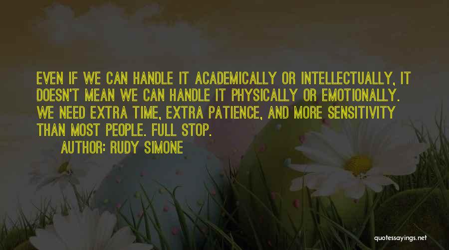 Full Stop And Quotes By Rudy Simone