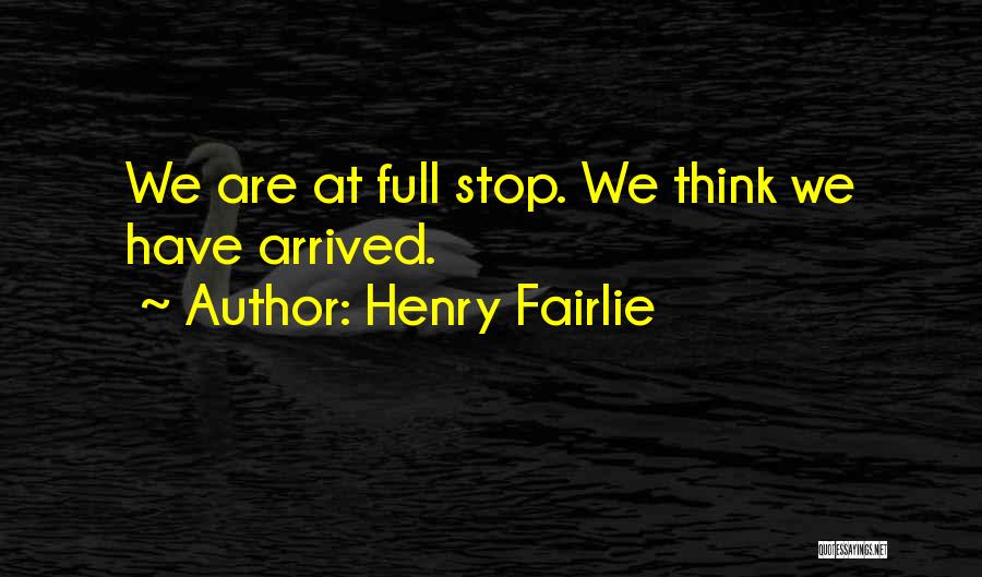 Full Stop Outside Quotes By Henry Fairlie
