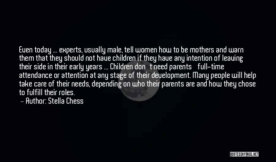 Full Time Mother Quotes By Stella Chess