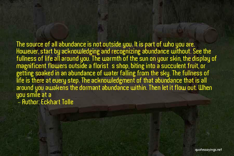 Fullness Of Life Quotes By Eckhart Tolle