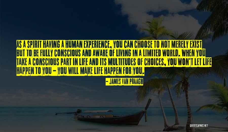 Fully Living Life Quotes By James Van Praagh