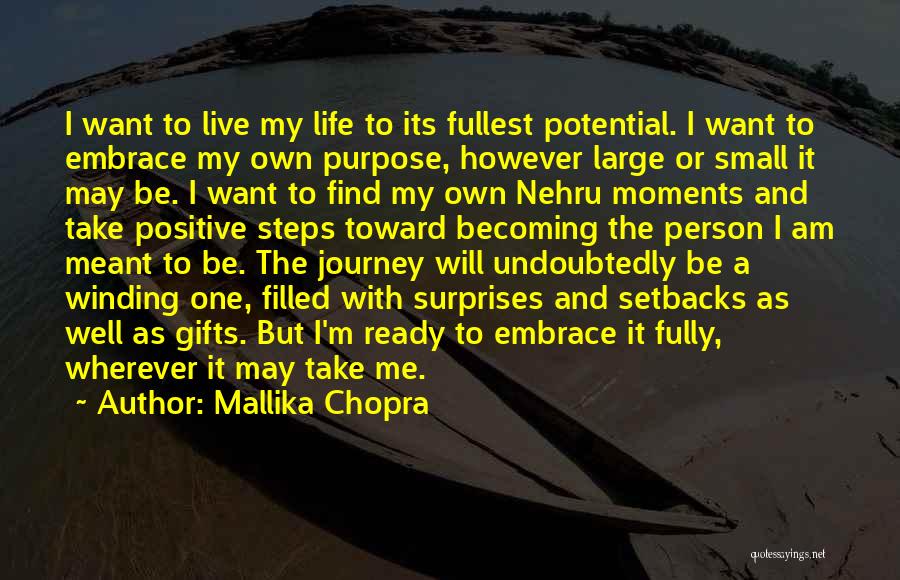 Fully Living Life Quotes By Mallika Chopra