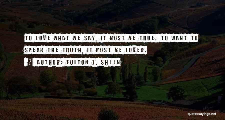 Fulton J. Sheen Quotes 1365554