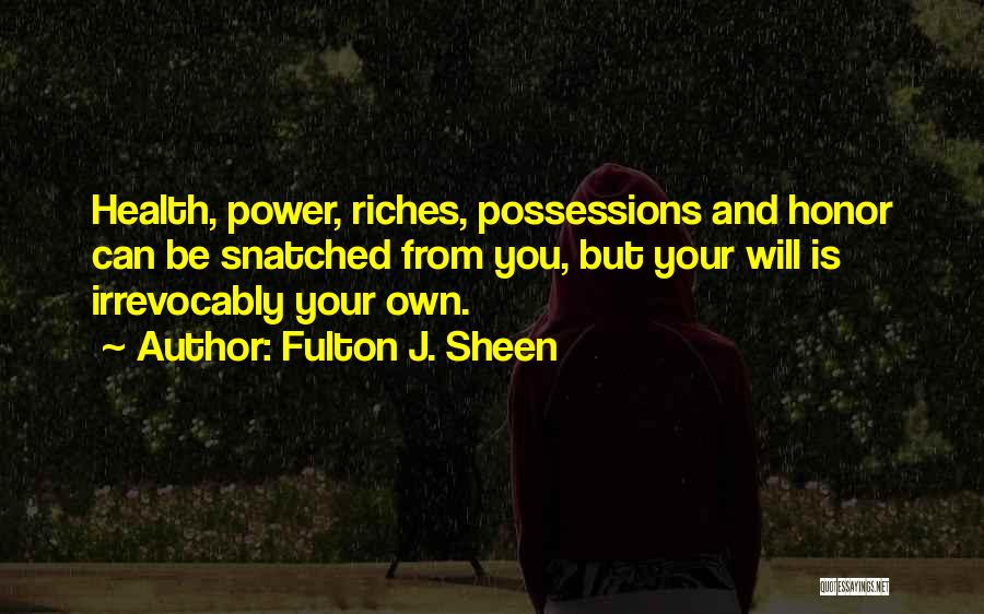 Fulton J. Sheen Quotes 1767219