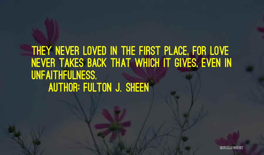 Fulton J. Sheen Quotes 279693