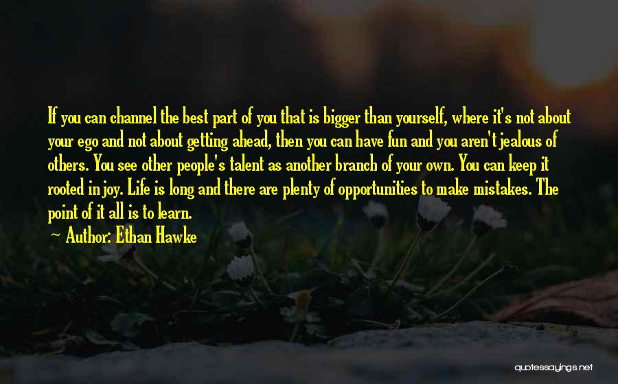 Fun And Learning Quotes By Ethan Hawke