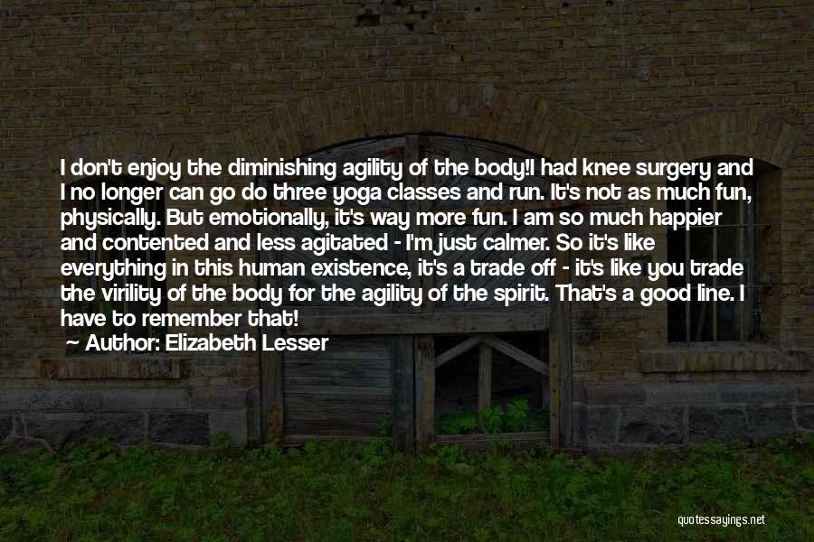 Fun And Run Quotes By Elizabeth Lesser