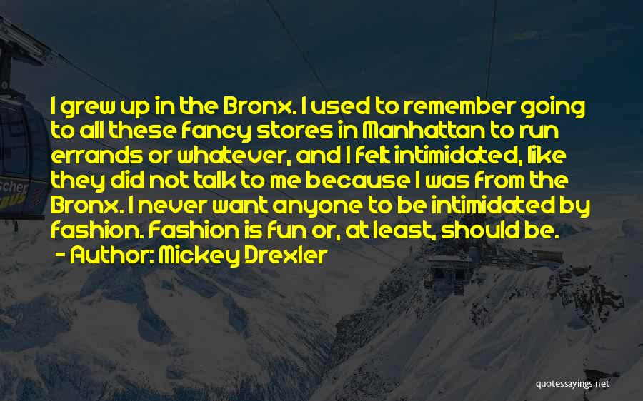 Fun And Run Quotes By Mickey Drexler