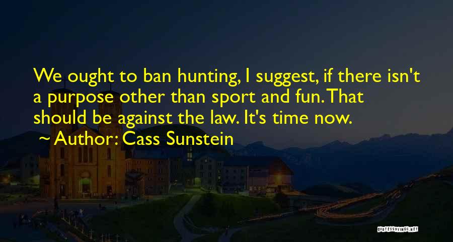 Fun And Sports Quotes By Cass Sunstein