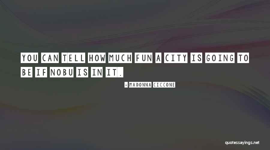 Fun City Quotes By Madonna Ciccone Fun City Quotes By Madonna Ciccone