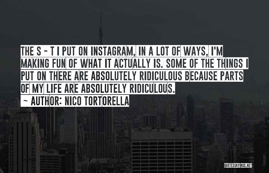 Fun In Life Quotes By Nico Tortorella